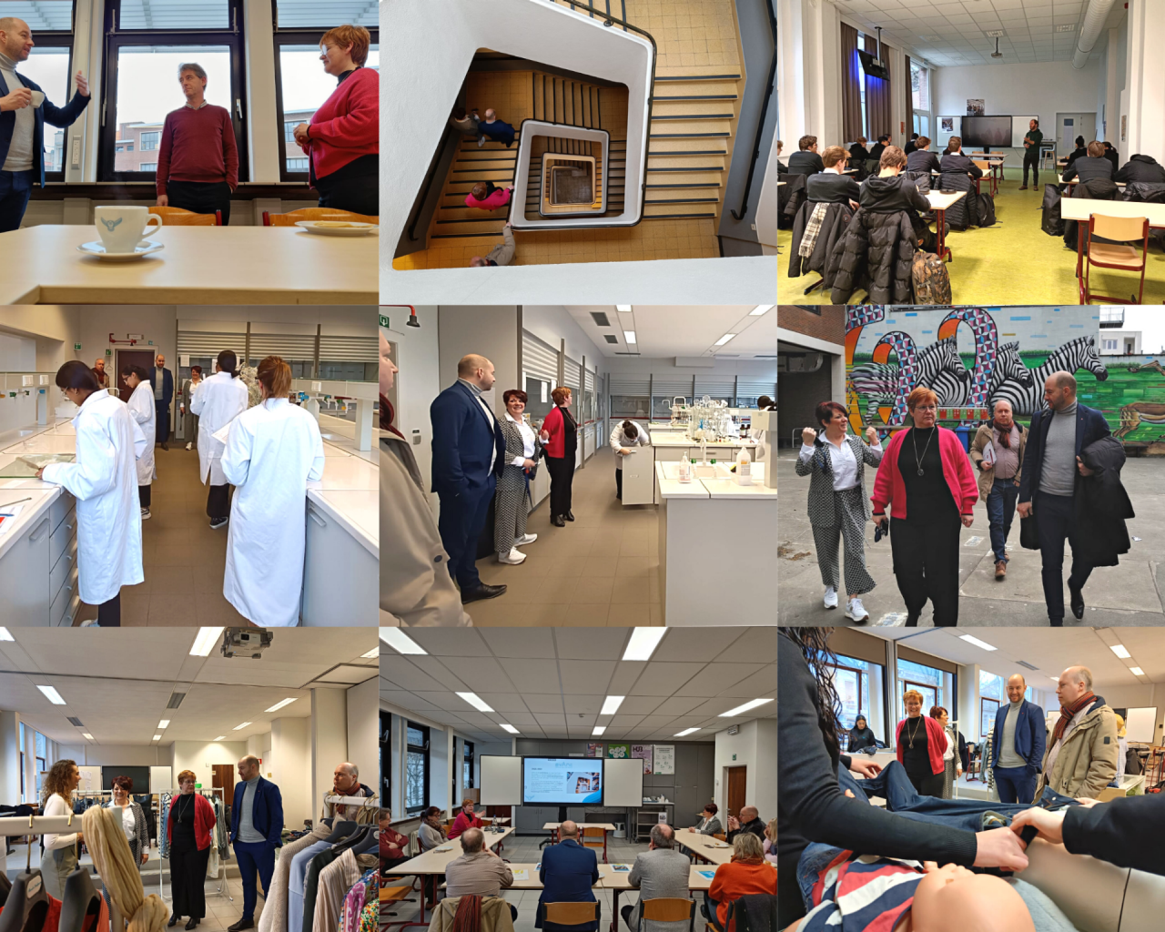 Griffier bezoekt campus Brialmontlei