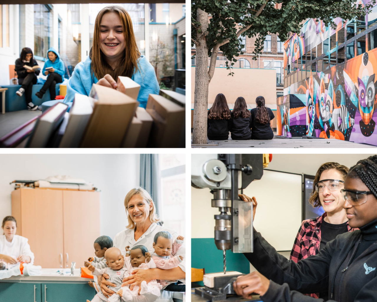 collage foto's campus Jacob Jordaens 2