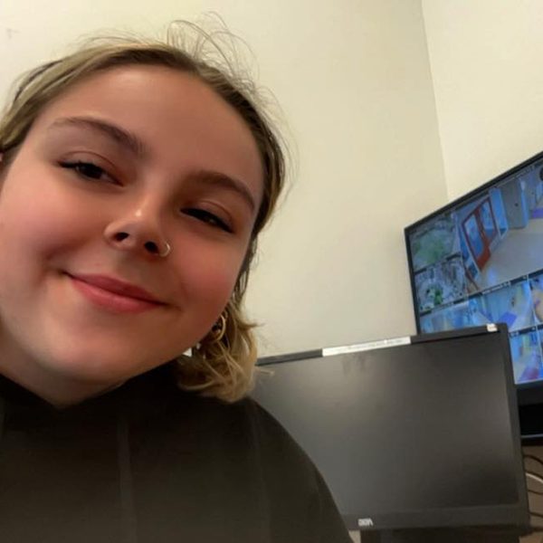 Leerling op stageplek