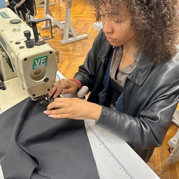 Leerling op stageplek