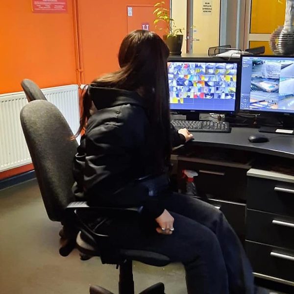 Leerling op stageplek